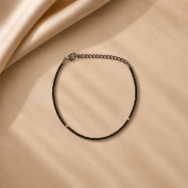 Raw Pyrite Anklet